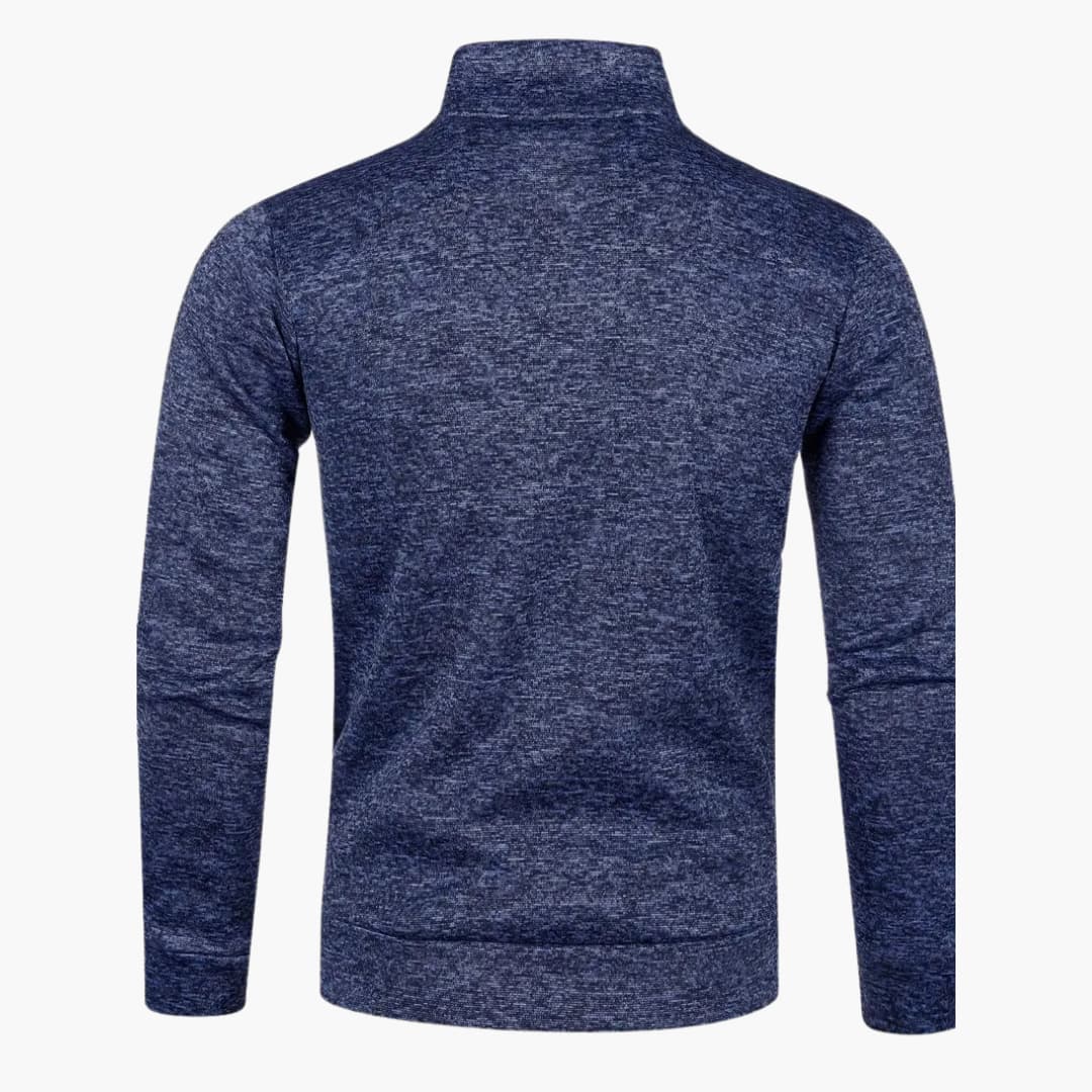 Eugene - Stylish cardigan with full zipper for men