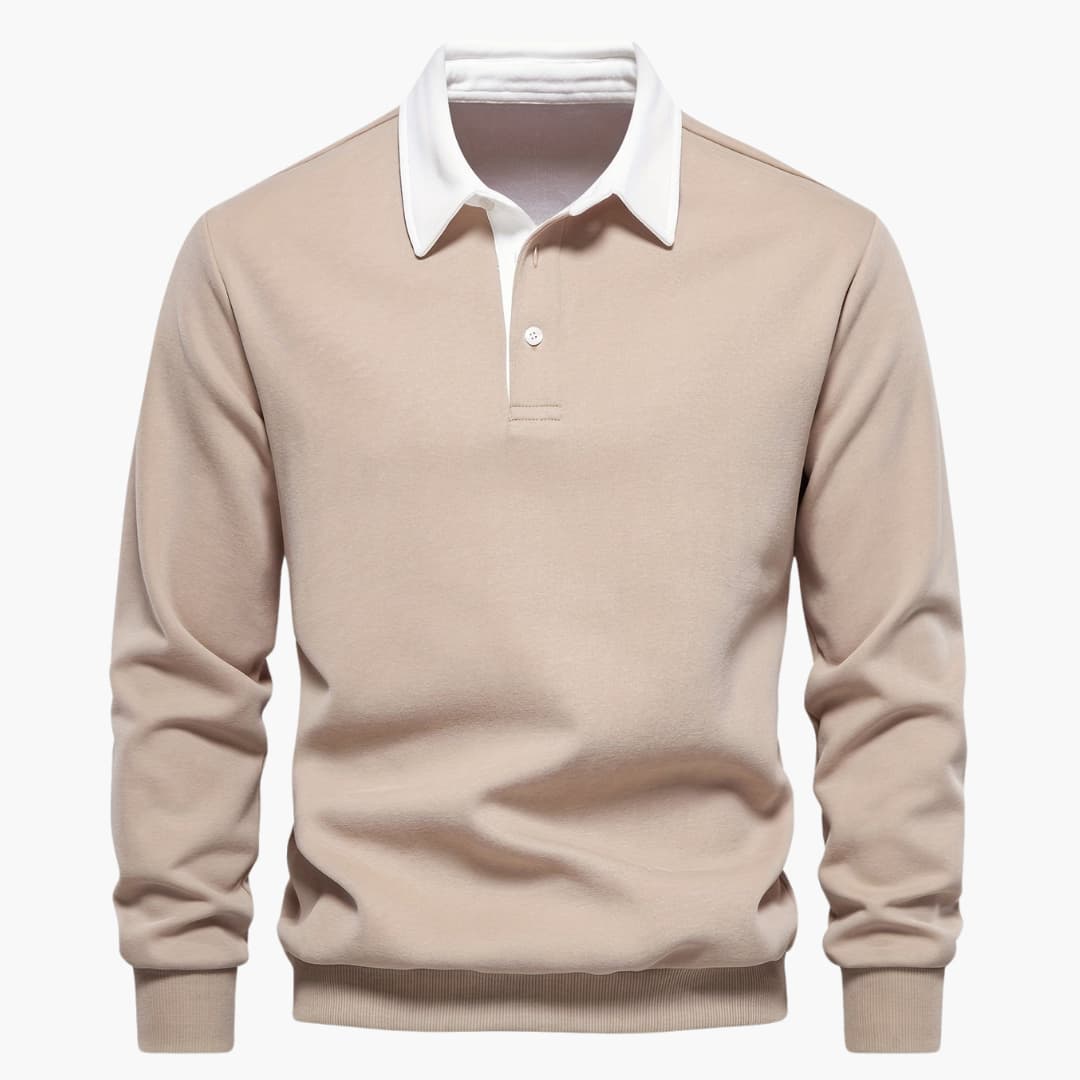 Hans - Stylish Color Block Sweater for Men