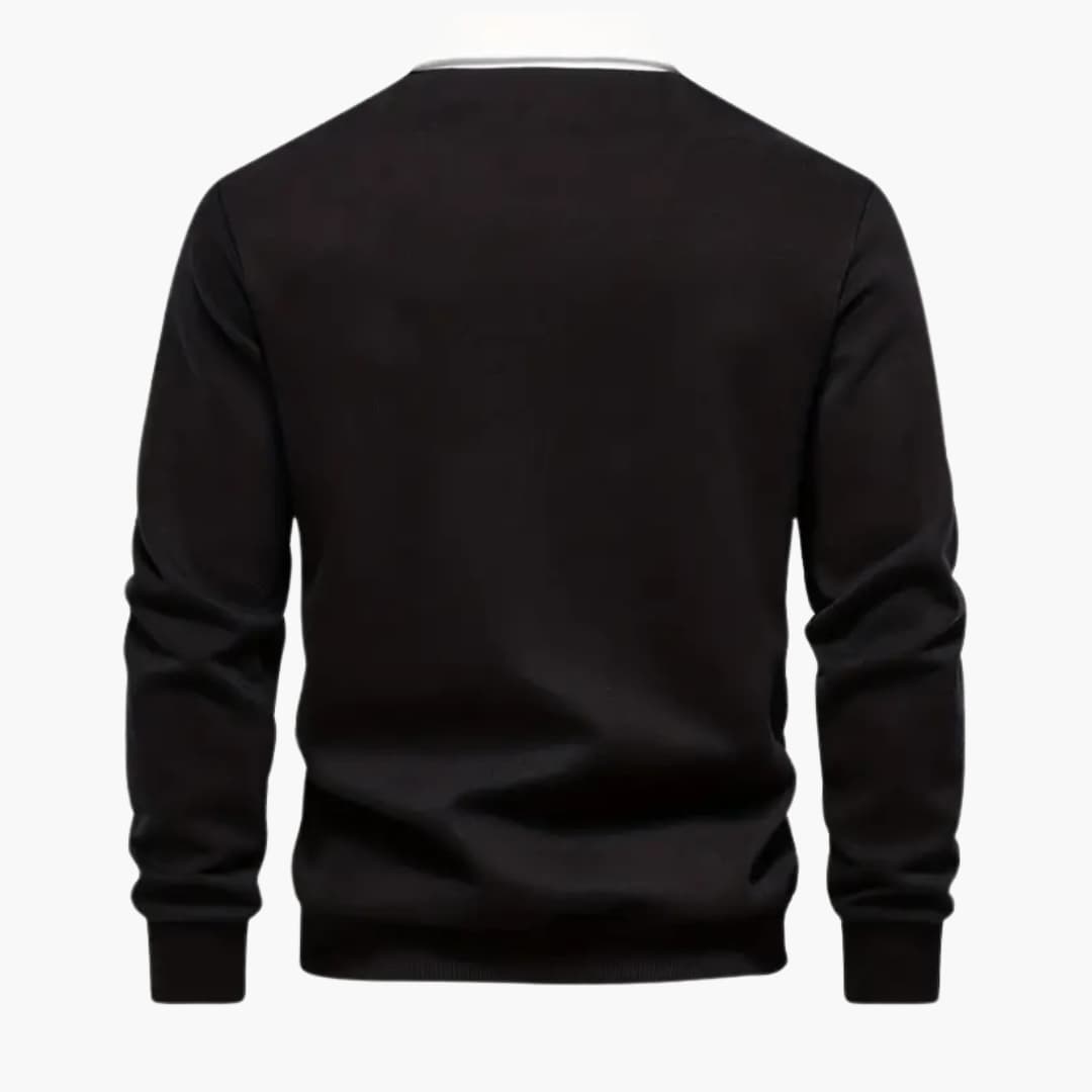 Hans - Stylish Color Block Sweater for Men