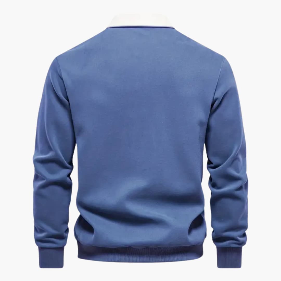 Hans - Stylish Color Block Sweater for Men