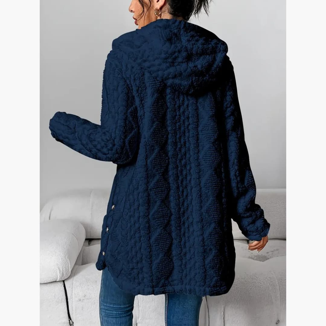 Edith - Cozy hoodie with teddy sweater for women