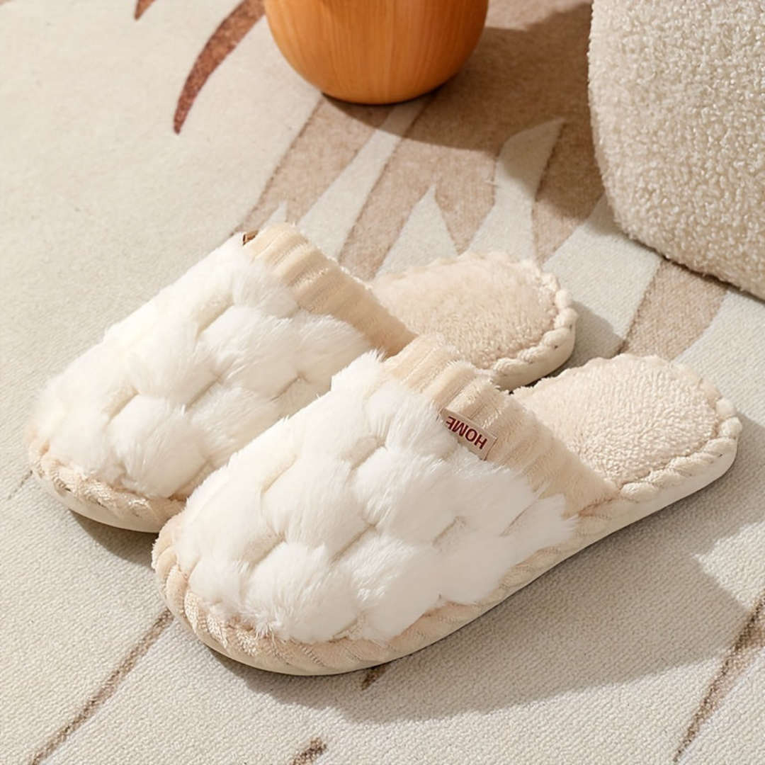 Winter Slippers with Closed Toe Soft and Warm Comfort