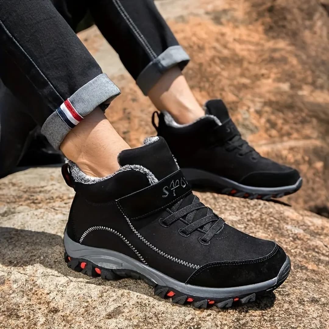 Komfortable snøstøvler for menn