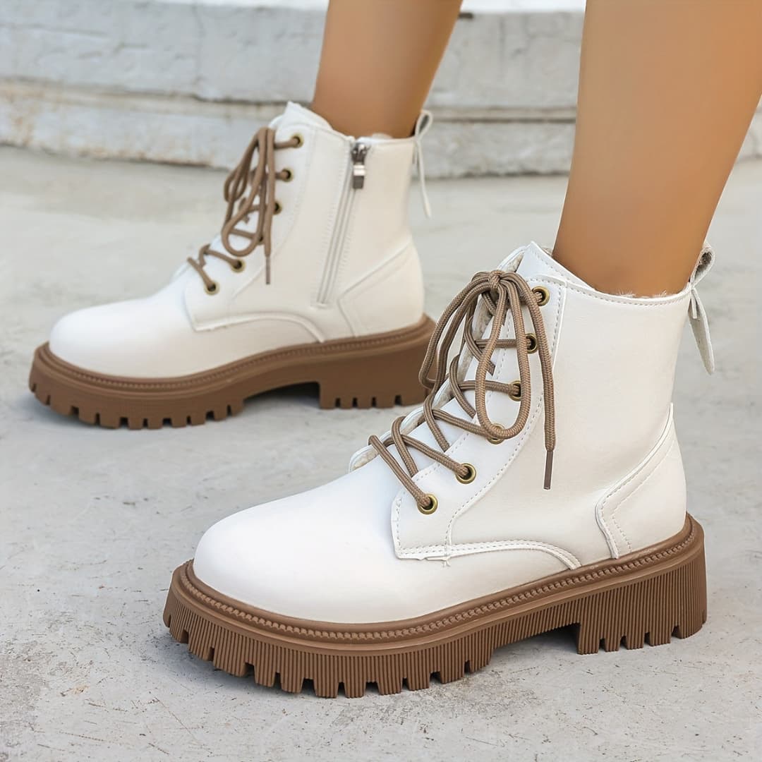 Women's Vintage Inspired Ankle Shoes Stylish Winter Ready