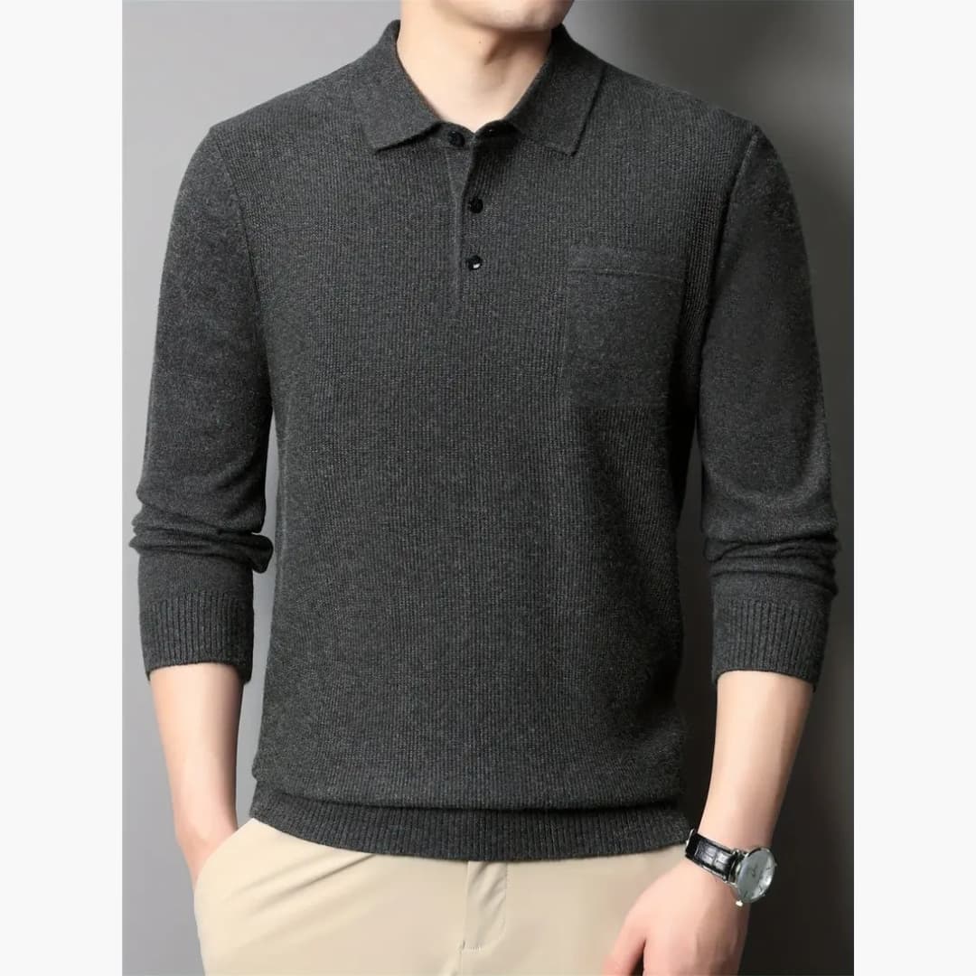 Lukas - Comfortable knitted sweater for men