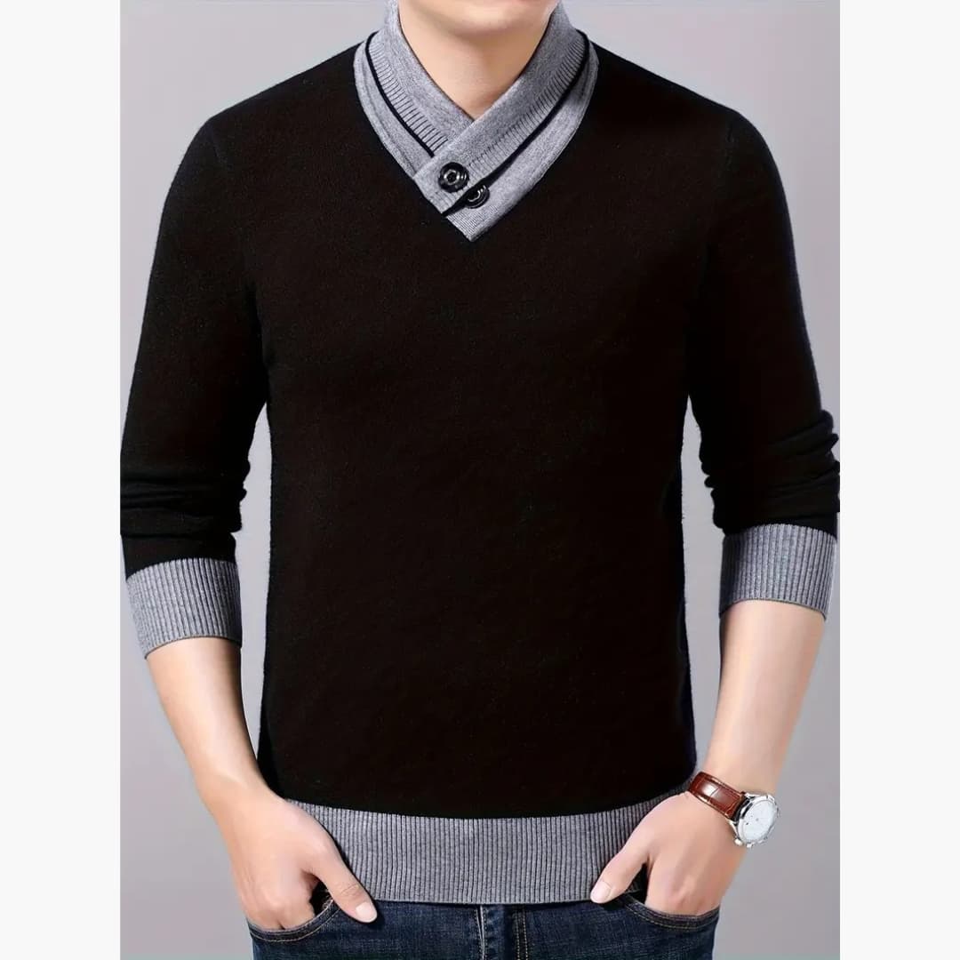 Marcel - Stylish knitted sweater for men