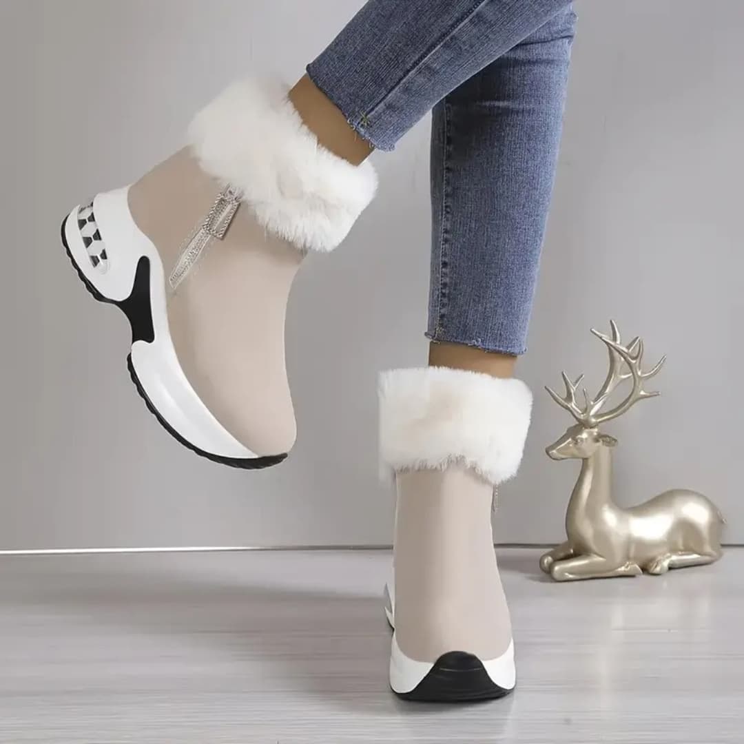 Petra - Ankle boots with fleece lining for women