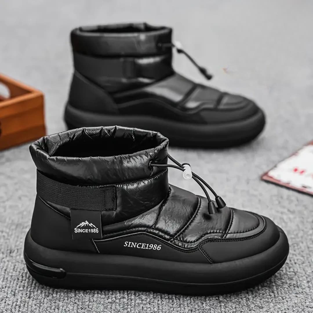 Olivier - Comfortable ankle-high snow boots for men