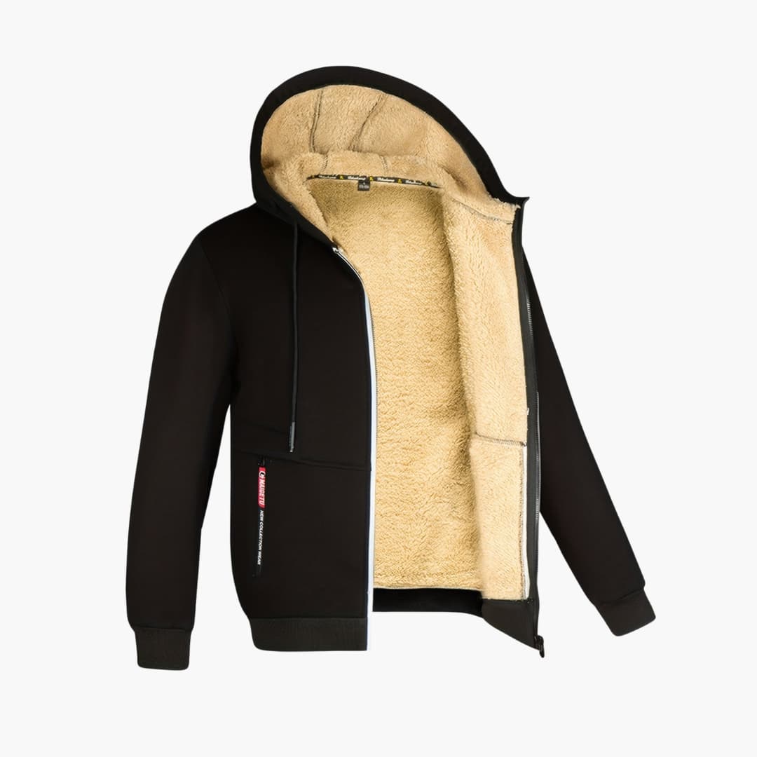 Bert - Cozy Fleece-lined Jacket with Hood for Men