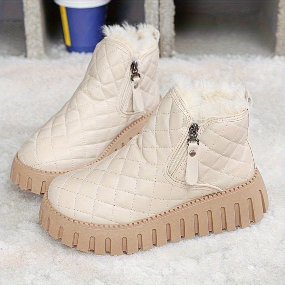 Amelia - Cozy snow boots in cotton for women