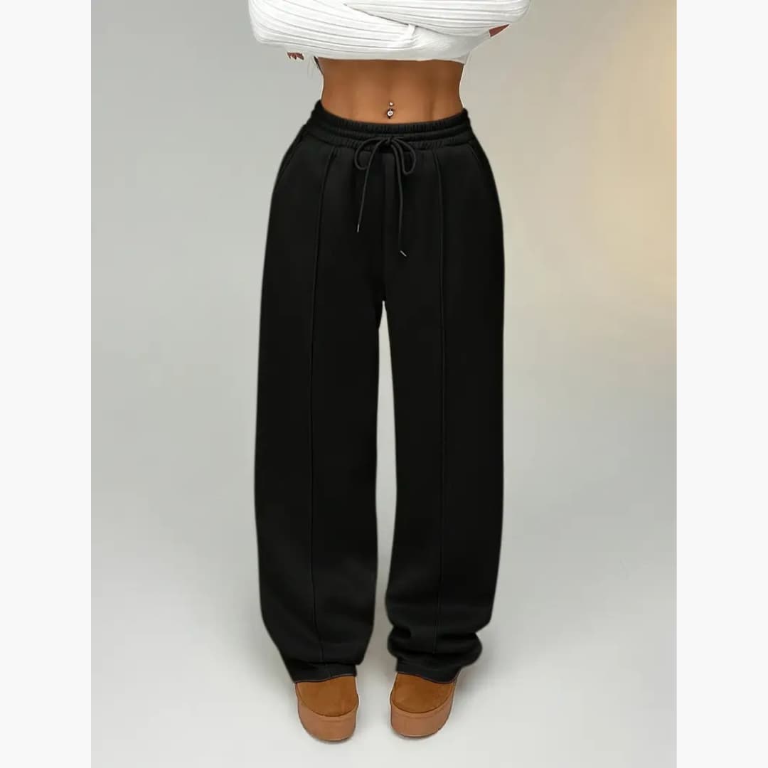 Ingrid - Comfortable trousers with straight legs for women
