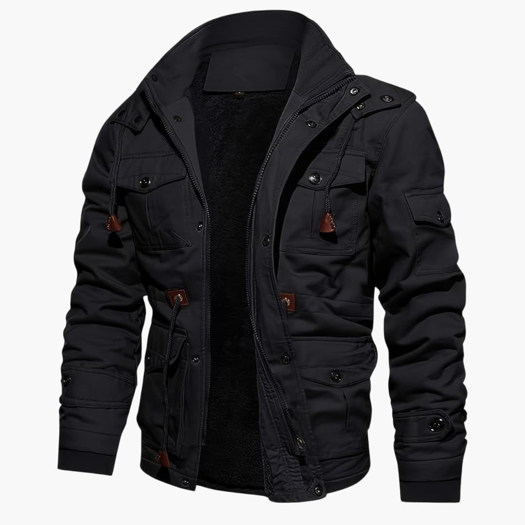 Baptiste - Warm fleece jacket with pockets for men