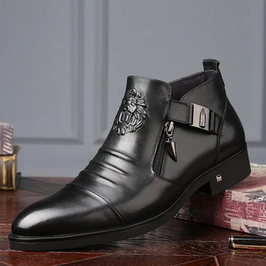 Leon - Elegant Chelsea boots in leather for men