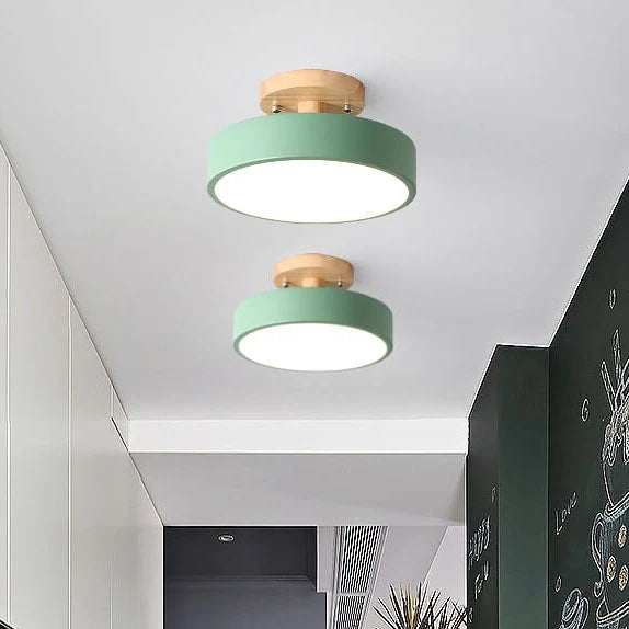 Nordisk Rund Taklampe for Moderne Hjem