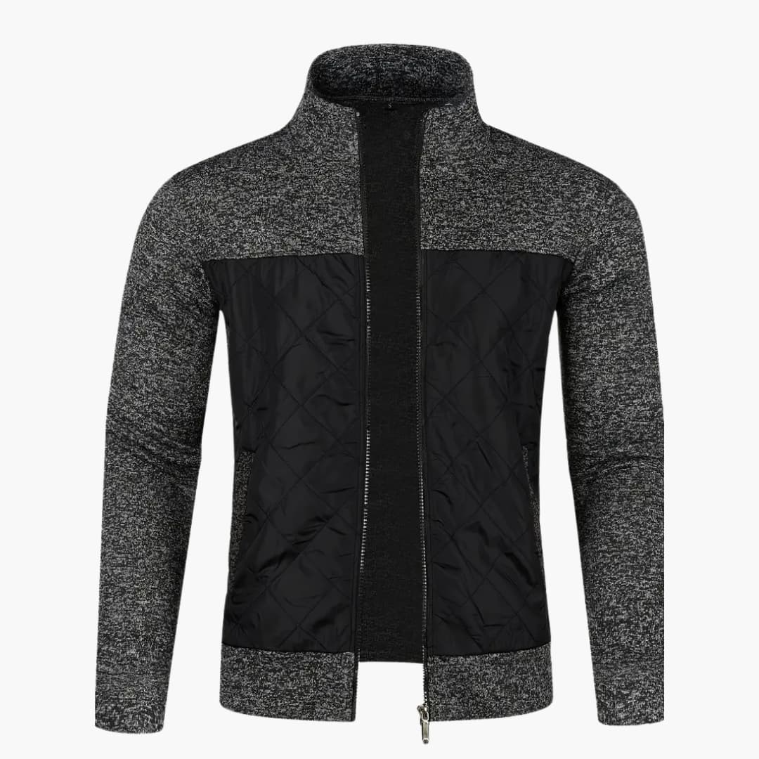 Eugene - Stylish cardigan with full zipper for men