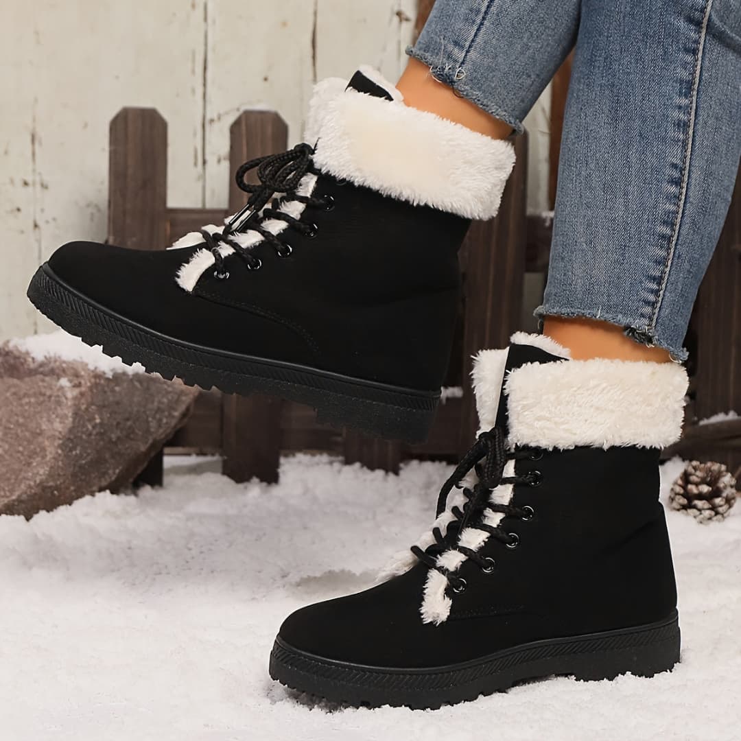 Beatrice - Comfortable winter boots in plus sizes for women