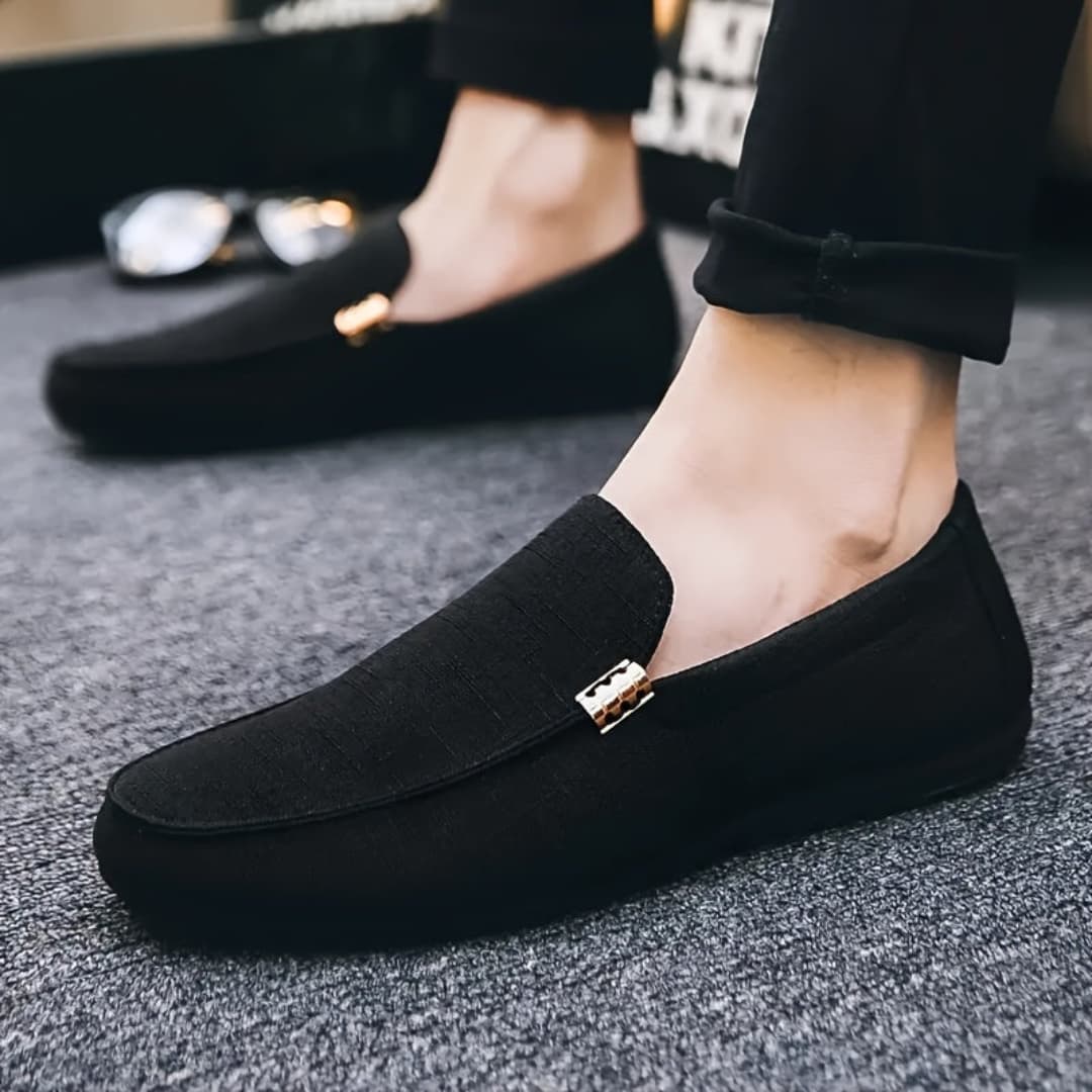 Arnold - Comfortable loafers in canvas for men