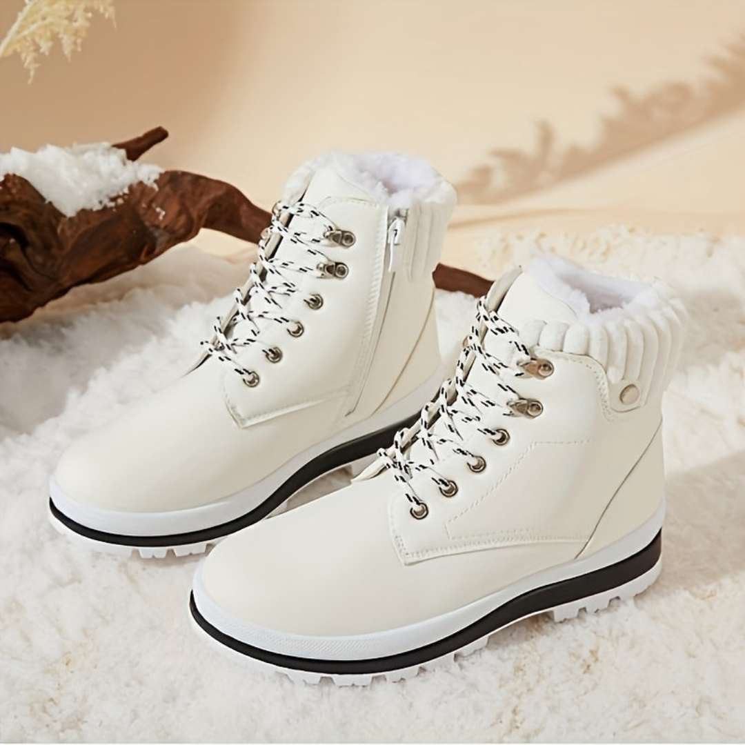 Federica - Stylish short lace-up boots for women