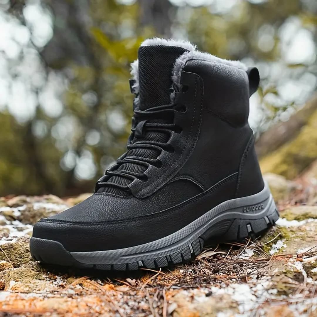 Leandro - Warm snow boots with high top for men