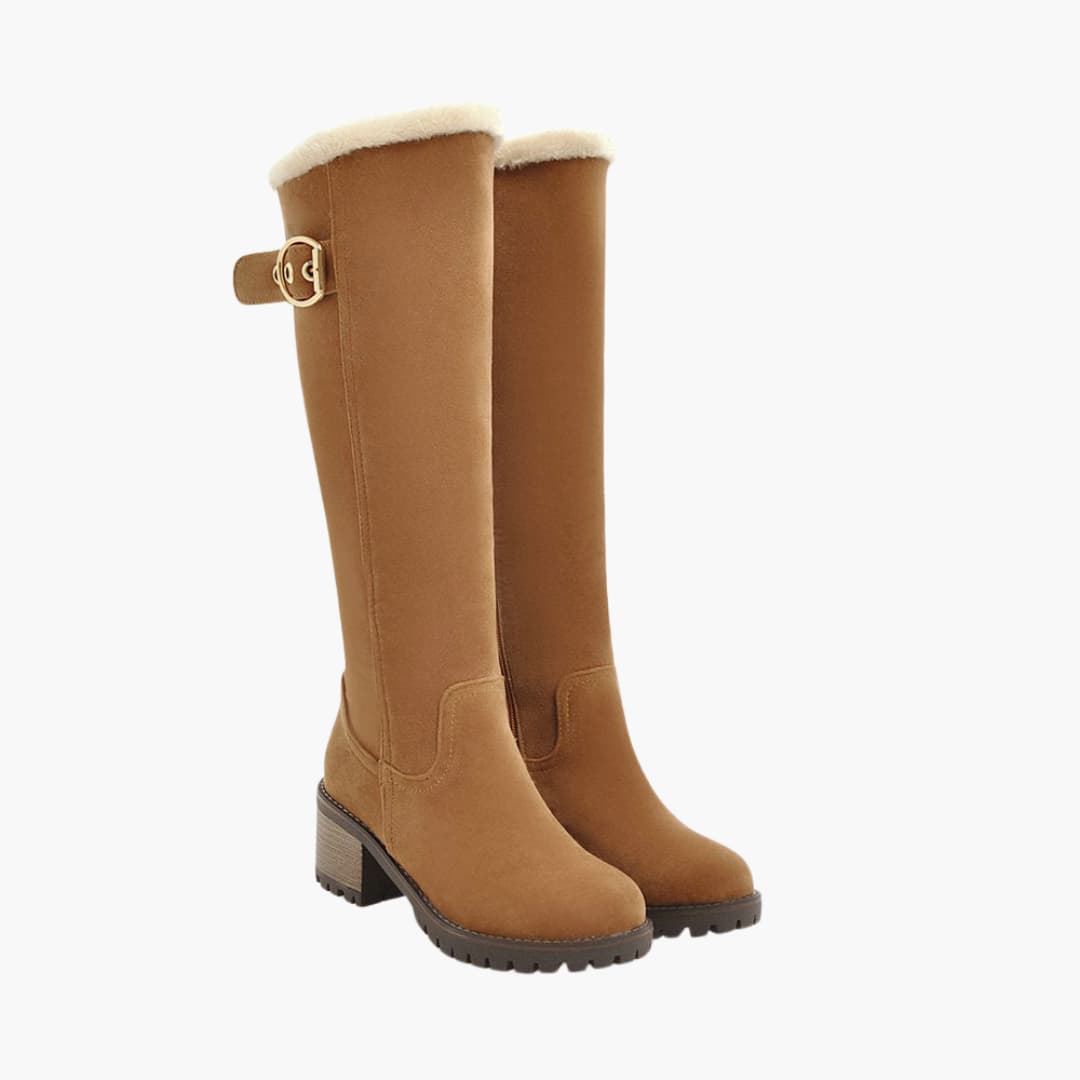 Enya - Comfortable high-heeled boots for women