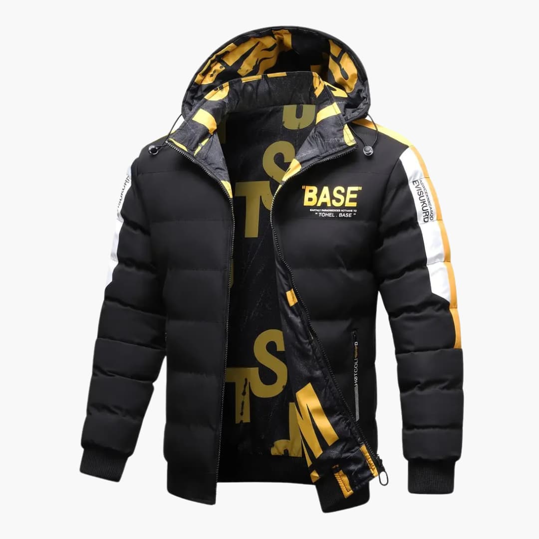 Alexander - Reversible winter jacket with hood for men