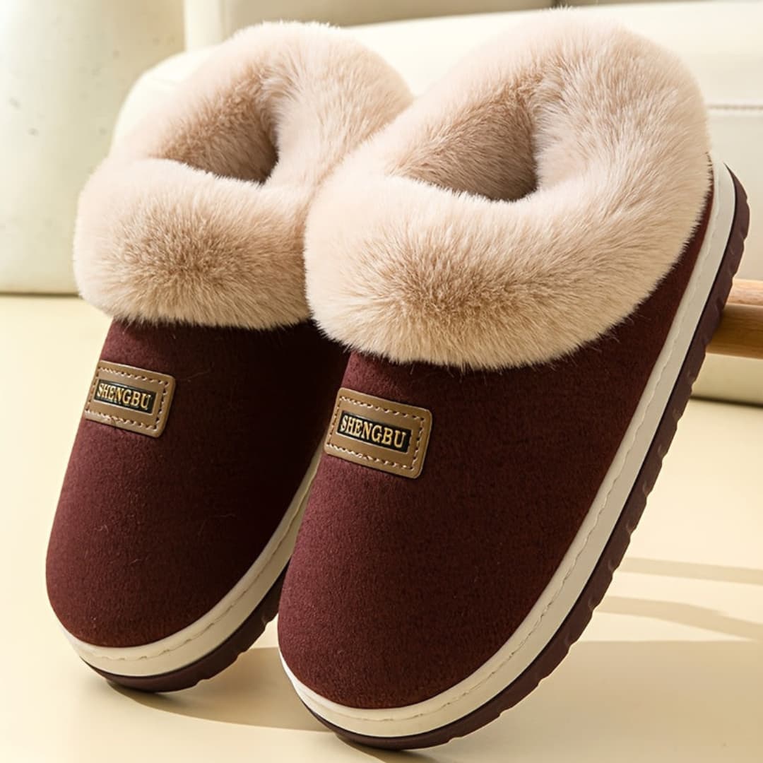 CozyStride - Cozy winter slippers in plush for men and women