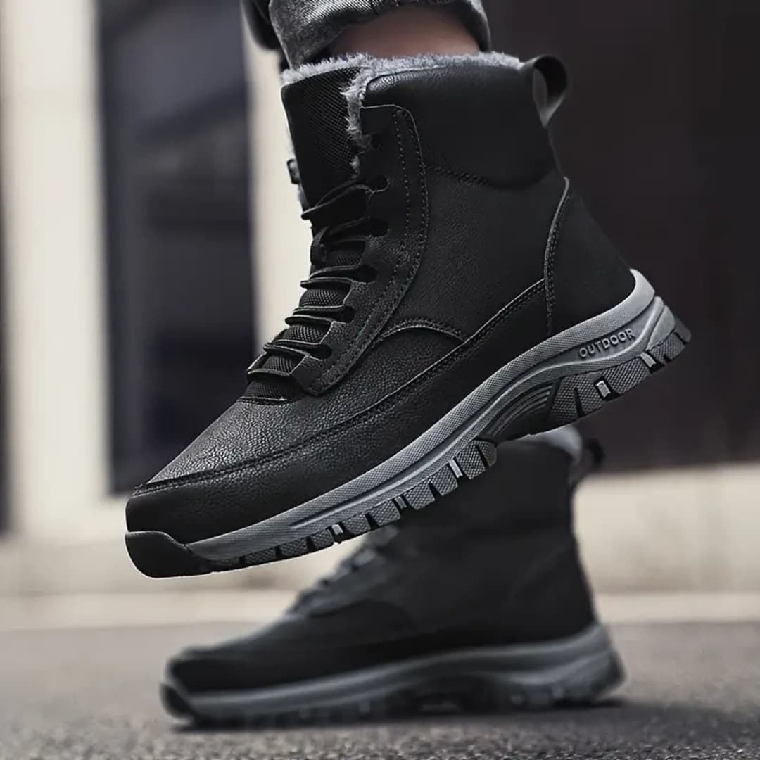 Leandro - Warm snow boots with high top for men