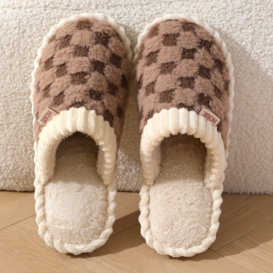 Winter Slippers with Closed Toe Soft and Warm Comfort