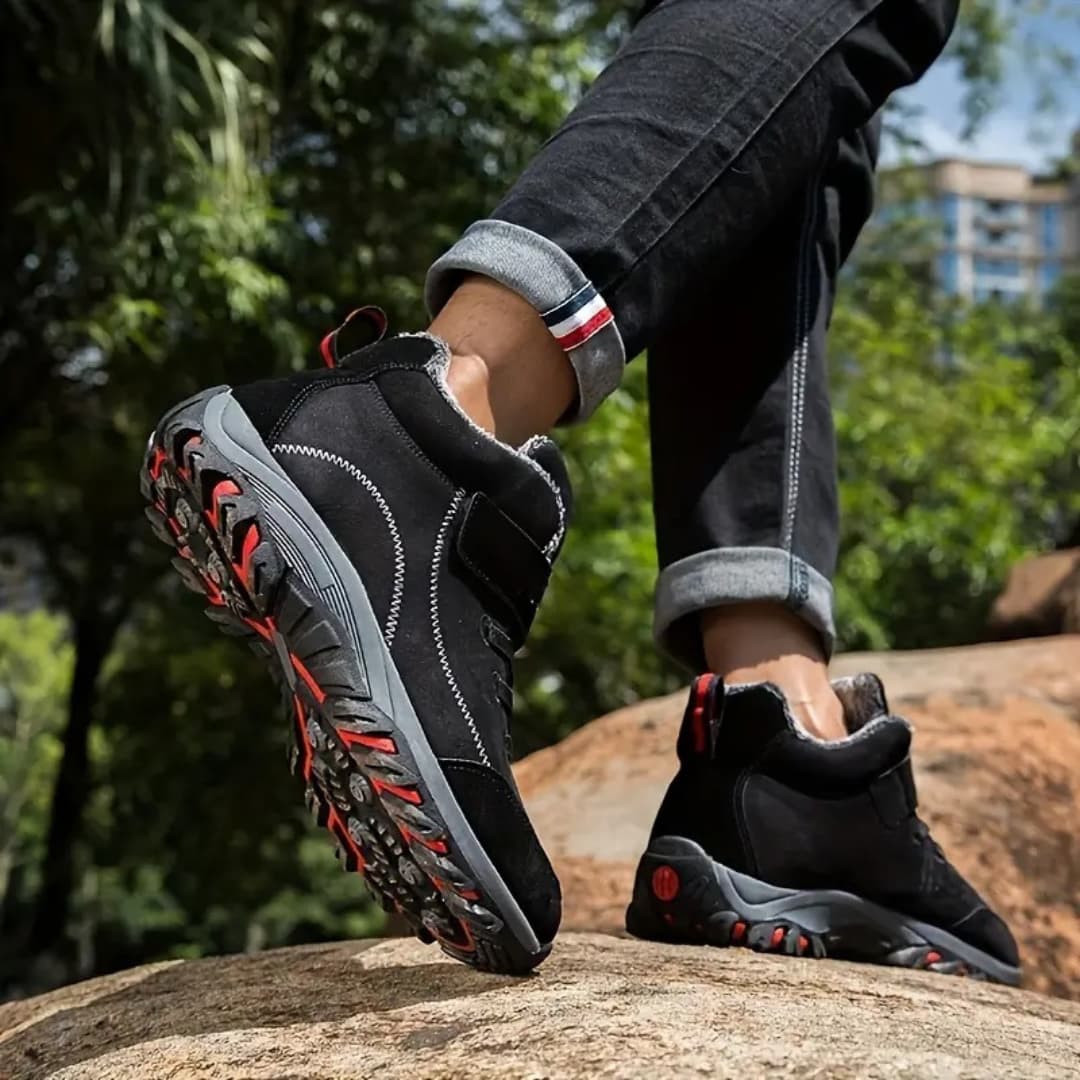 Komfortable snøstøvler for menn