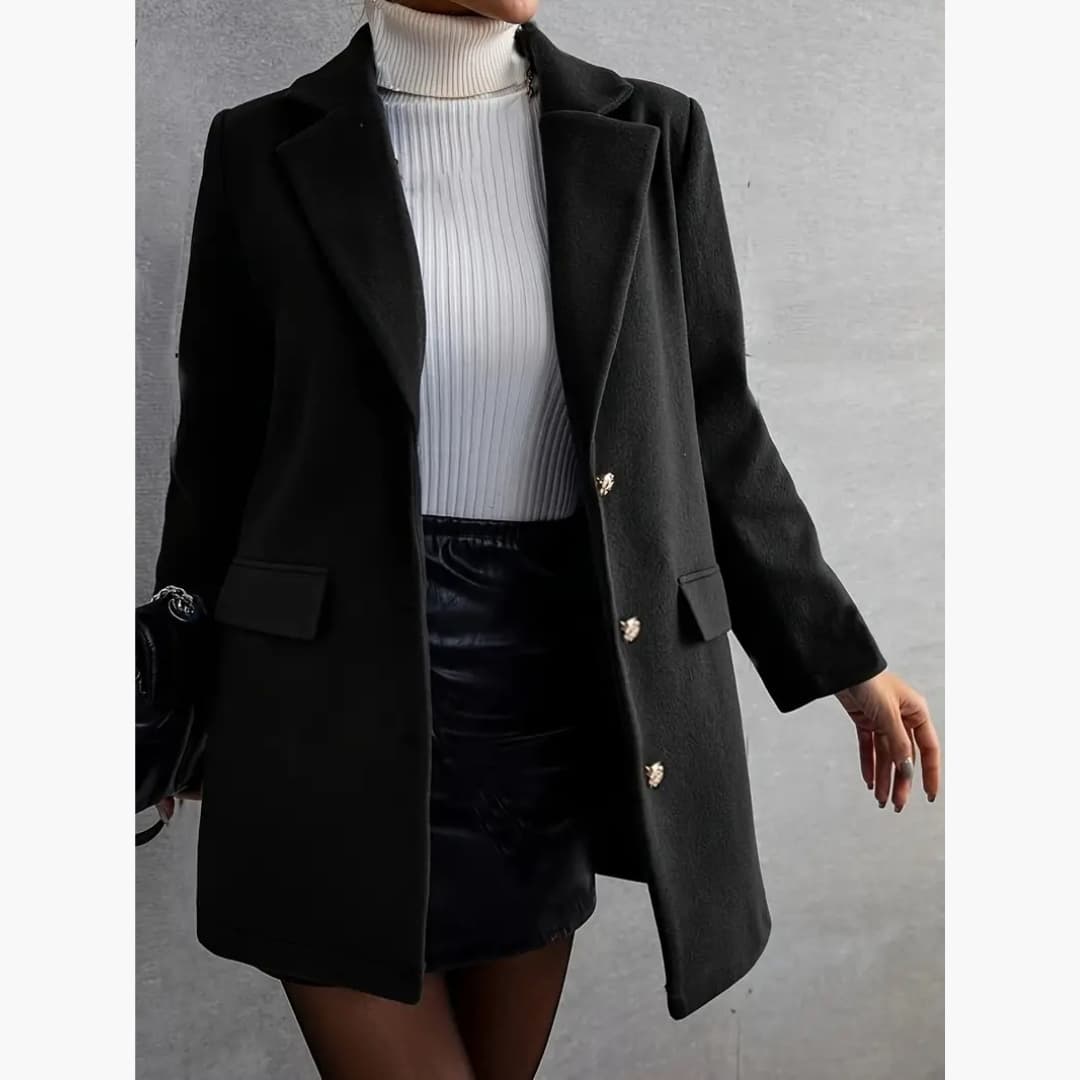 Lavinia - Stylish mid-length coat for women