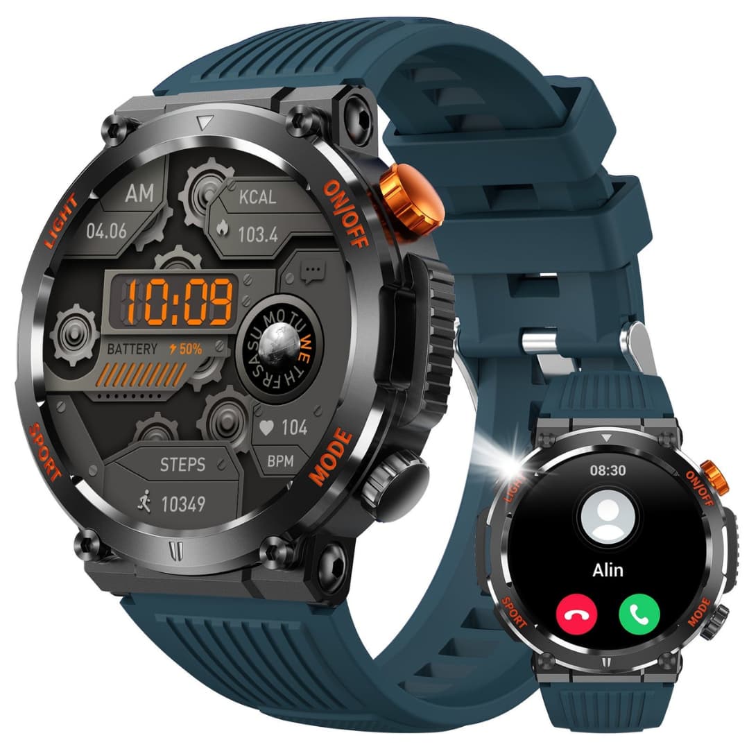 Smartwatch for Calls Waterproof Training Tracking