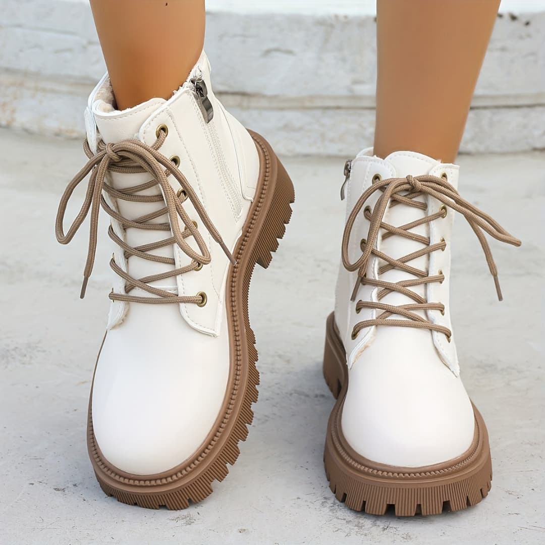 Women's Vintage Inspired Ankle Shoes Stylish Winter Ready