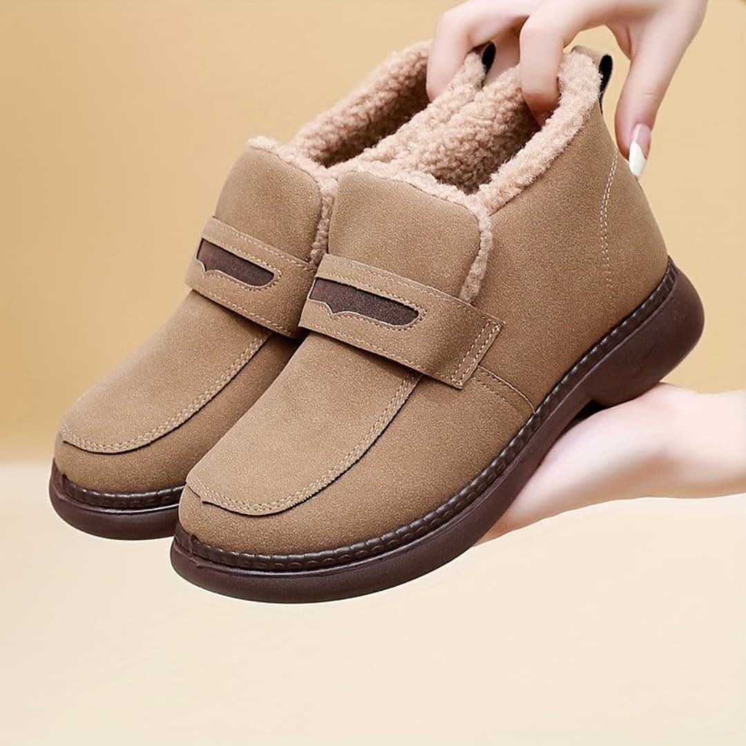 Anastasia - Stylish slip-on ankle boots for women