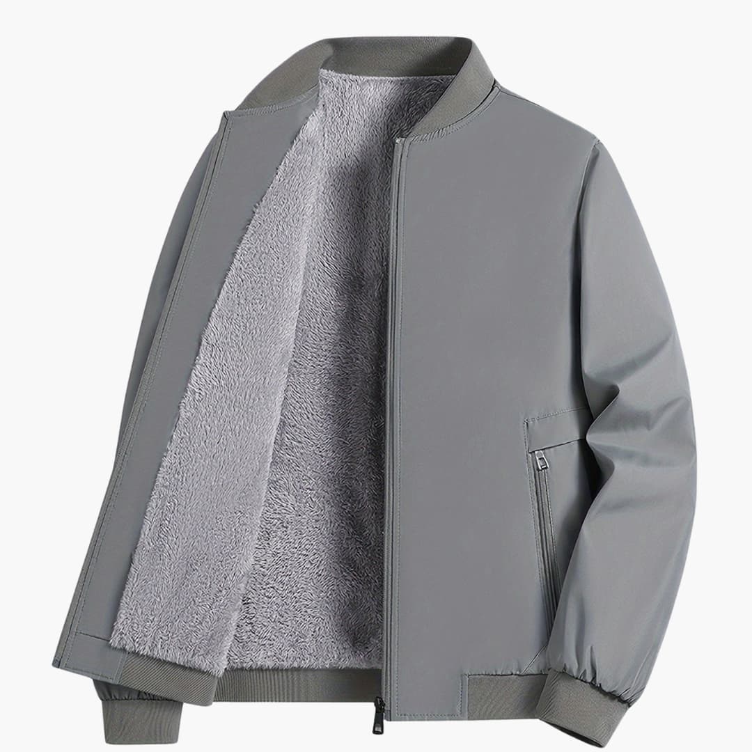 Men's Fleece-lined Casual Jacket Comfortable and Stylish