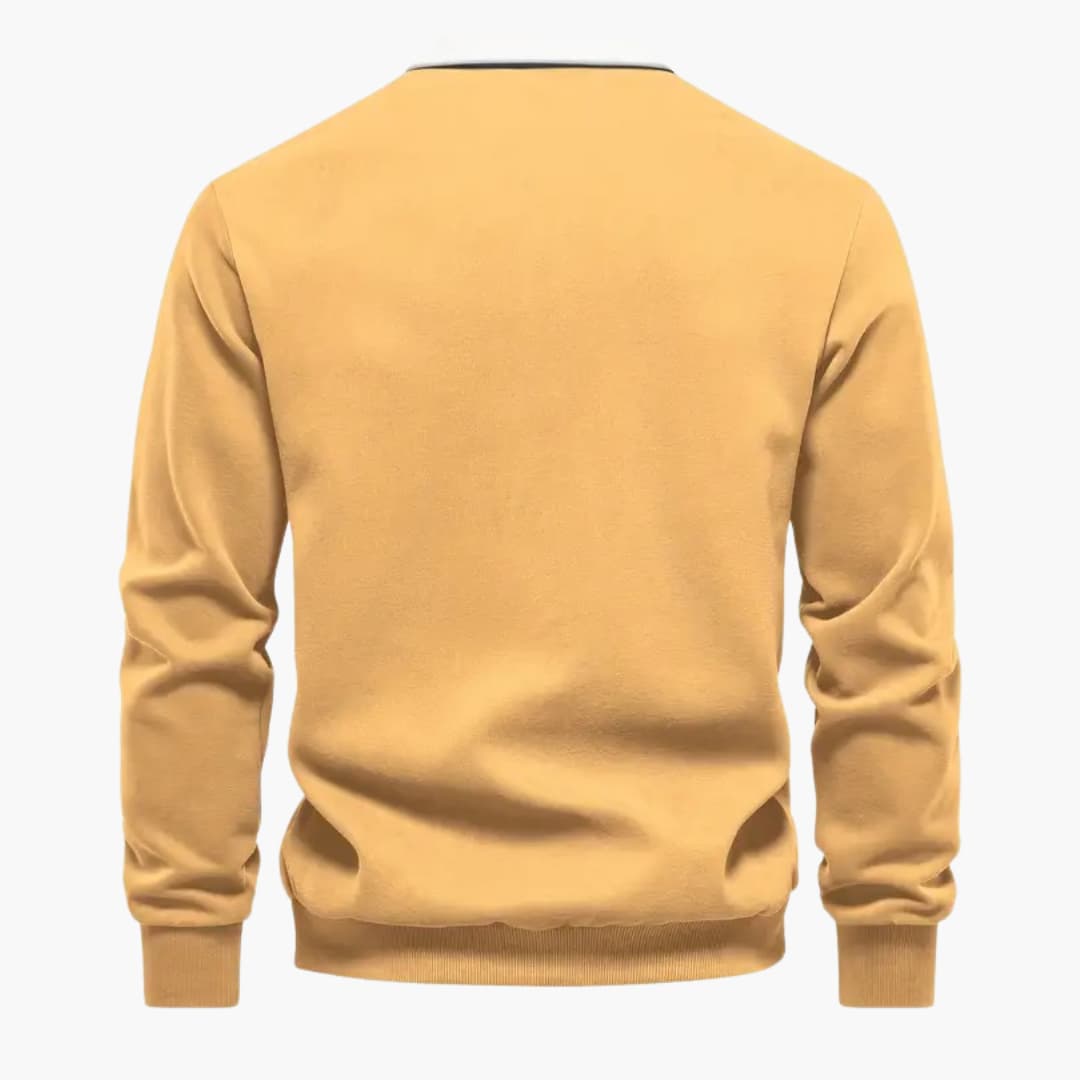 Hans - Stylish Color Block Sweater for Men