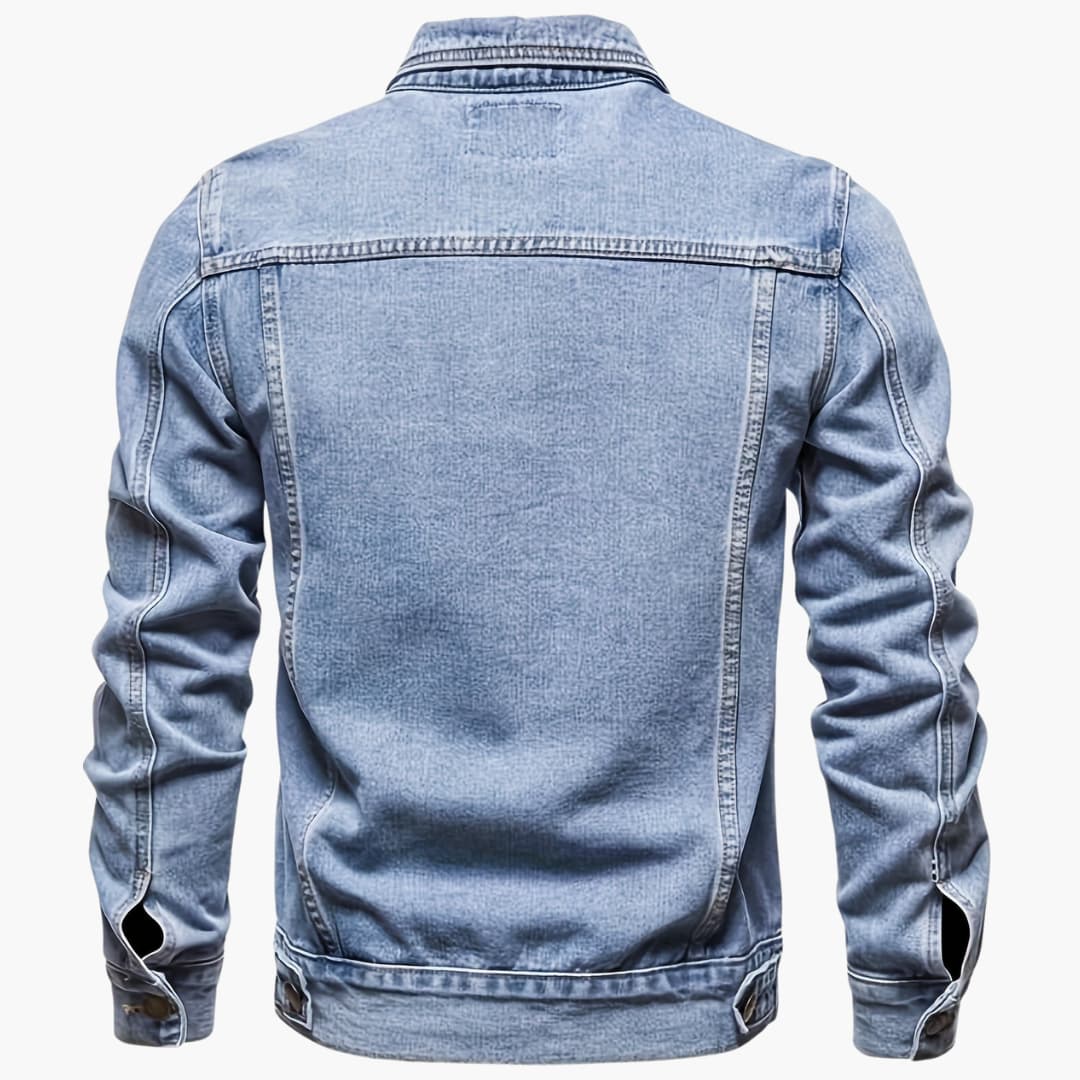 Andrea - Slim-fit casual denim jacket for men
