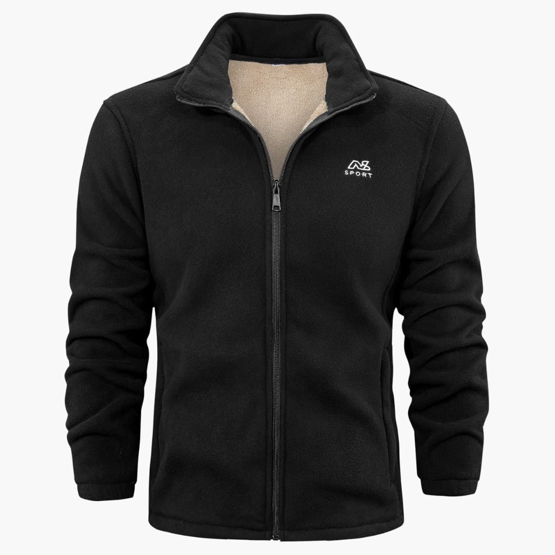 Warm Stand Collar Fleece Jacket Casual Comfort for Autumn and Winter