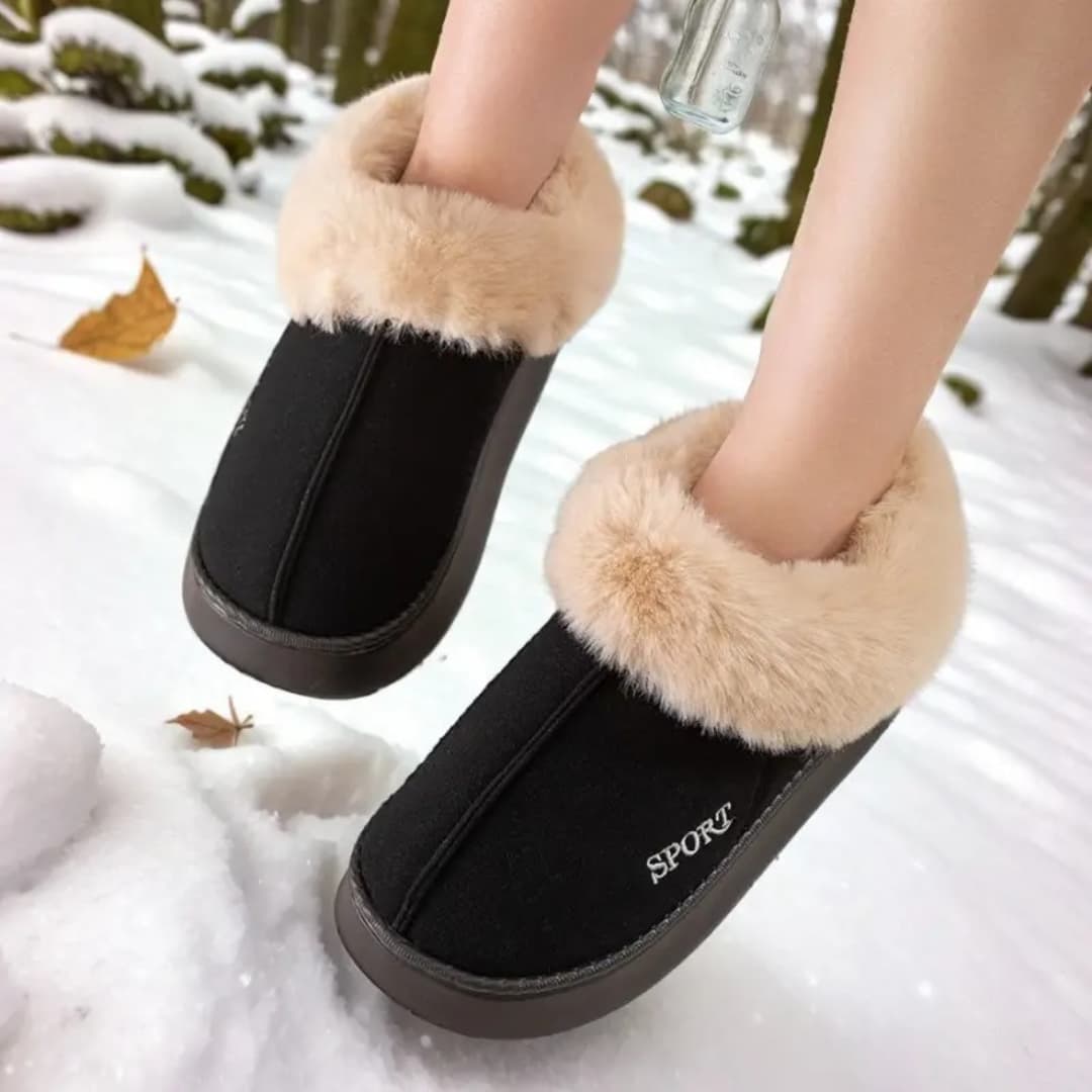 Lara - Warm fleece-lined snow boots for women