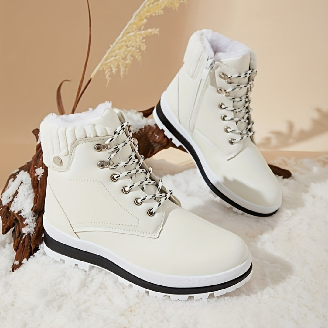 Federica - Stylish short lace-up boots for women