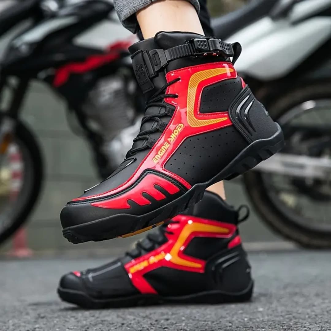 Anselm - Slitesterke motorcycle boots for men