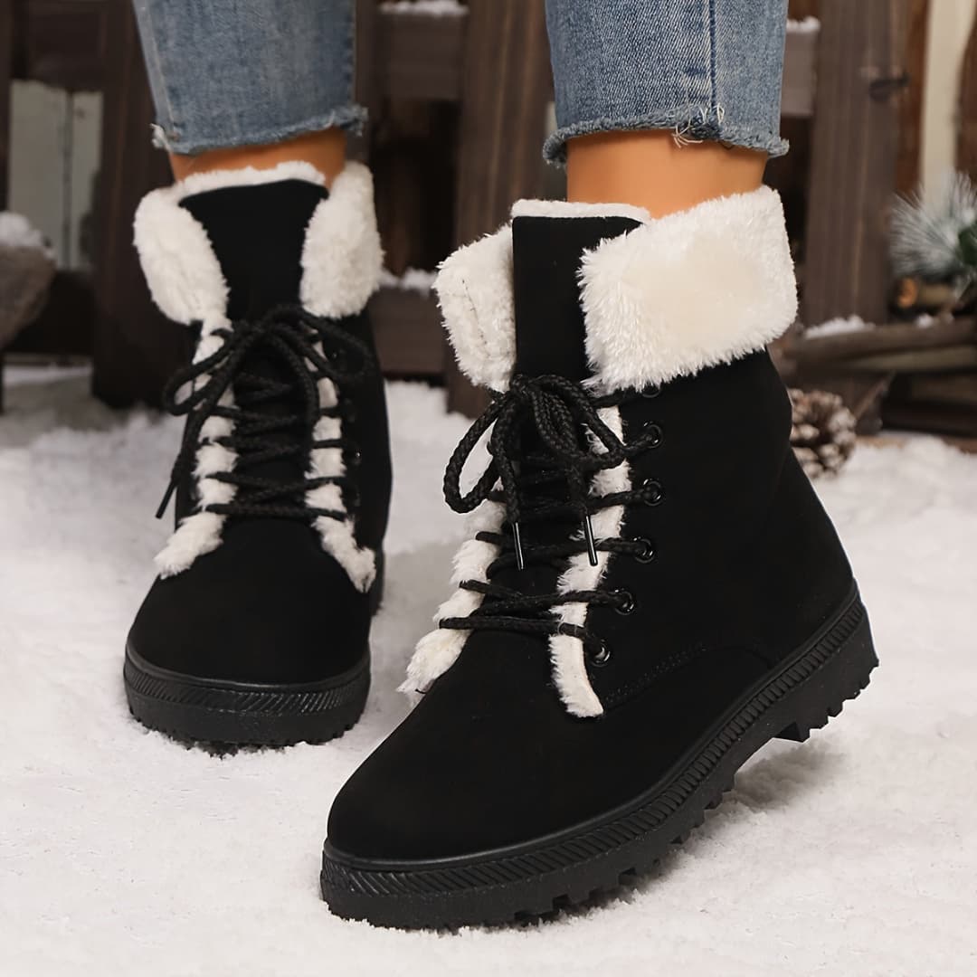 Beatrice - Comfortable winter boots in plus sizes for women