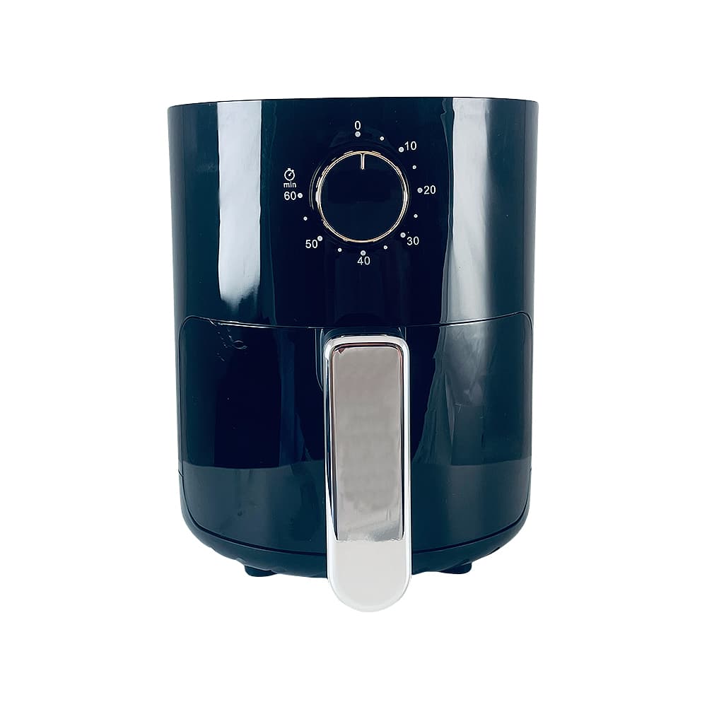 "2L airfryer i kompakt design, sunn matlaging, non-stick, sparer fett, enkel rengjøring, passer små kjøkken."