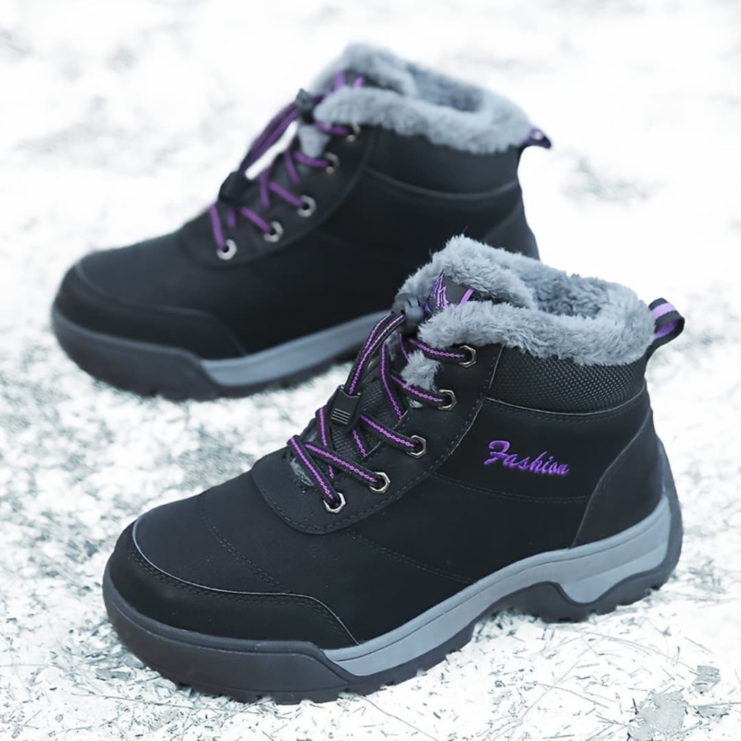 Women's Winter Platform Sneakers Plush Lining Ready for Outdoors