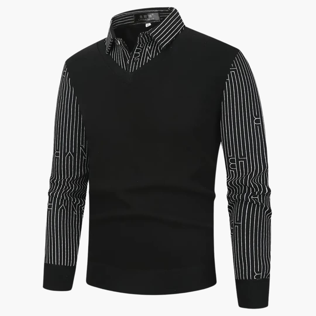 Nestor - Warm knitted sweater for men
