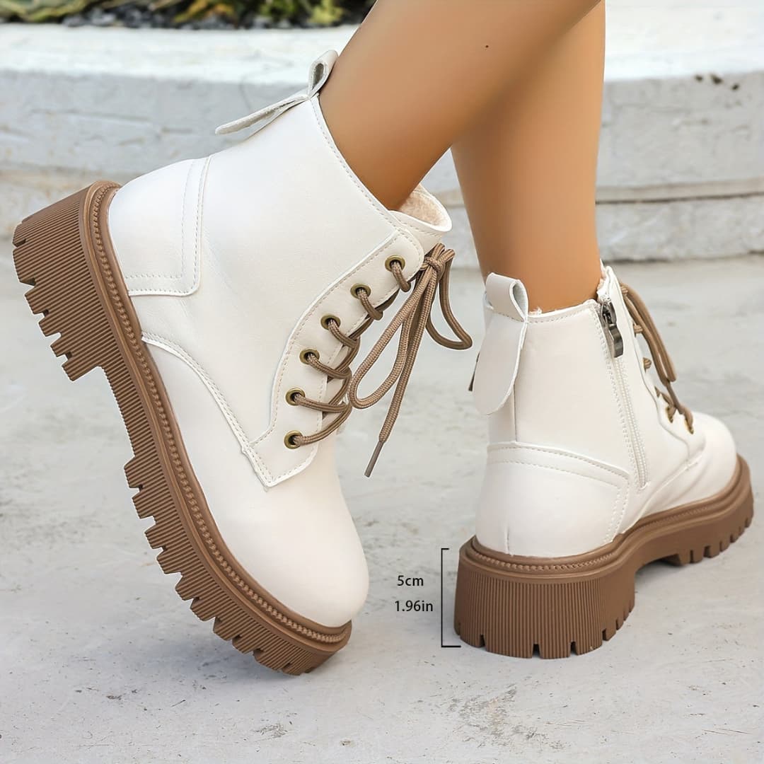 Women's Vintage Inspired Ankle Shoes Stylish Winter Ready