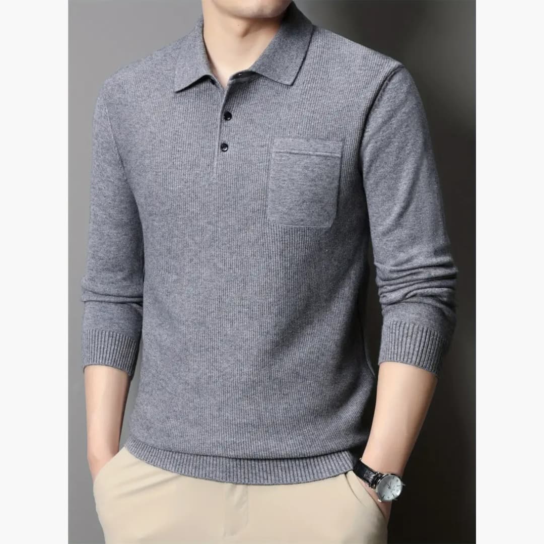 Lukas - Comfortable knitted sweater for men
