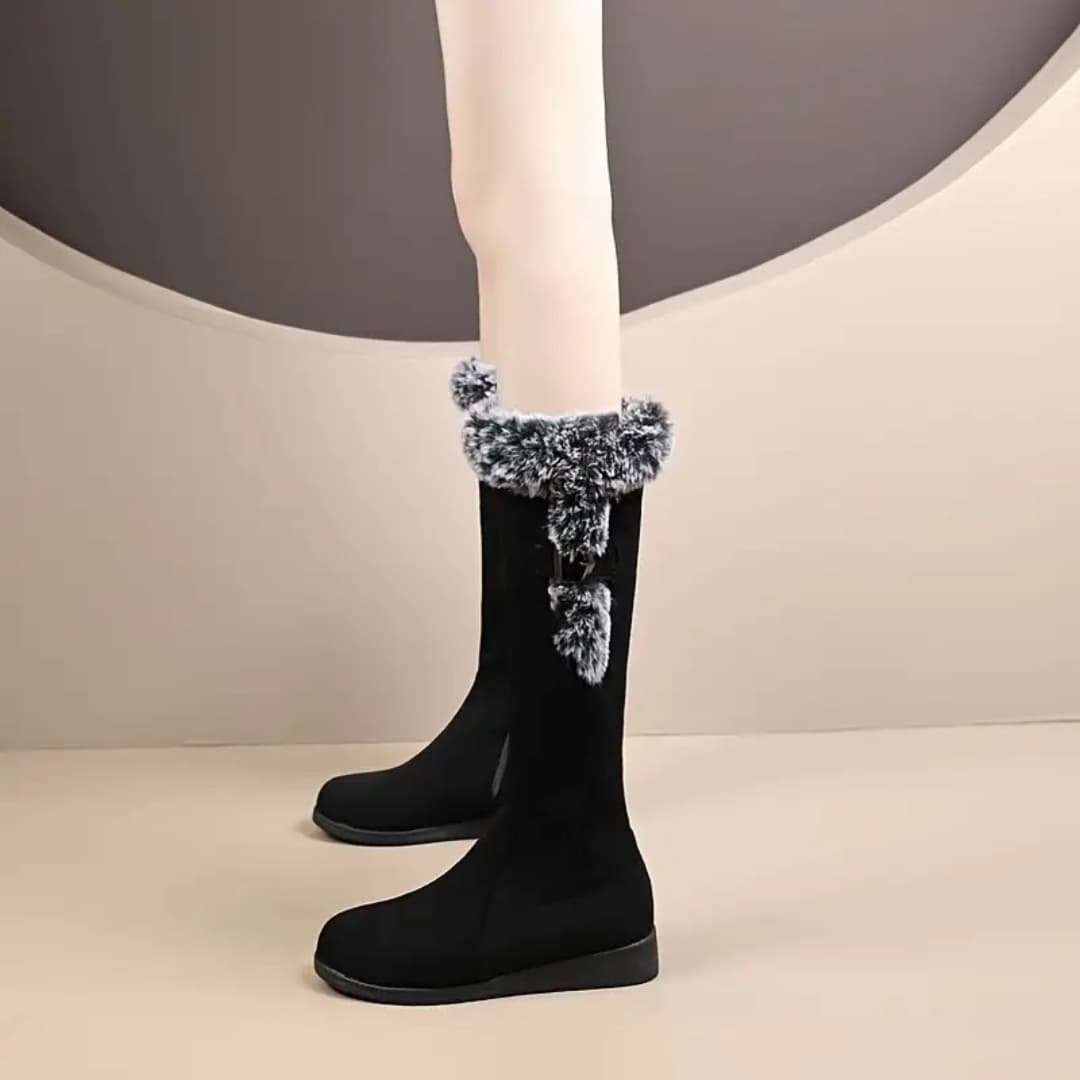 Sonia - Stylish warm fur boots for women