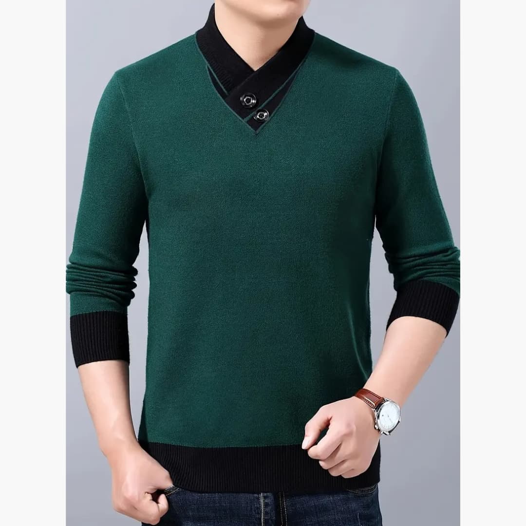 Marcel - Stylish knitted sweater for men