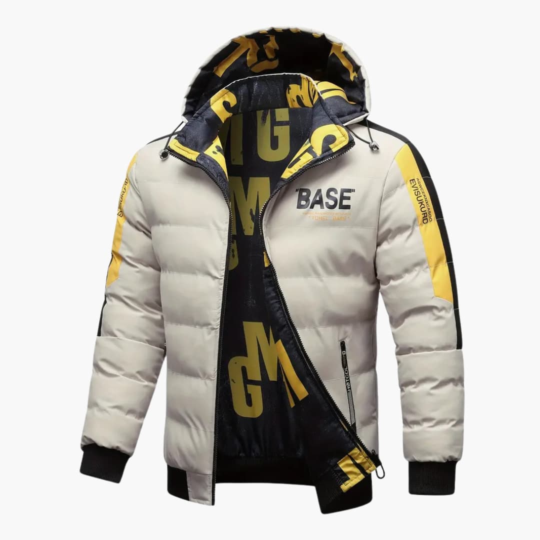 Alexander - Reversible winter jacket with hood for men