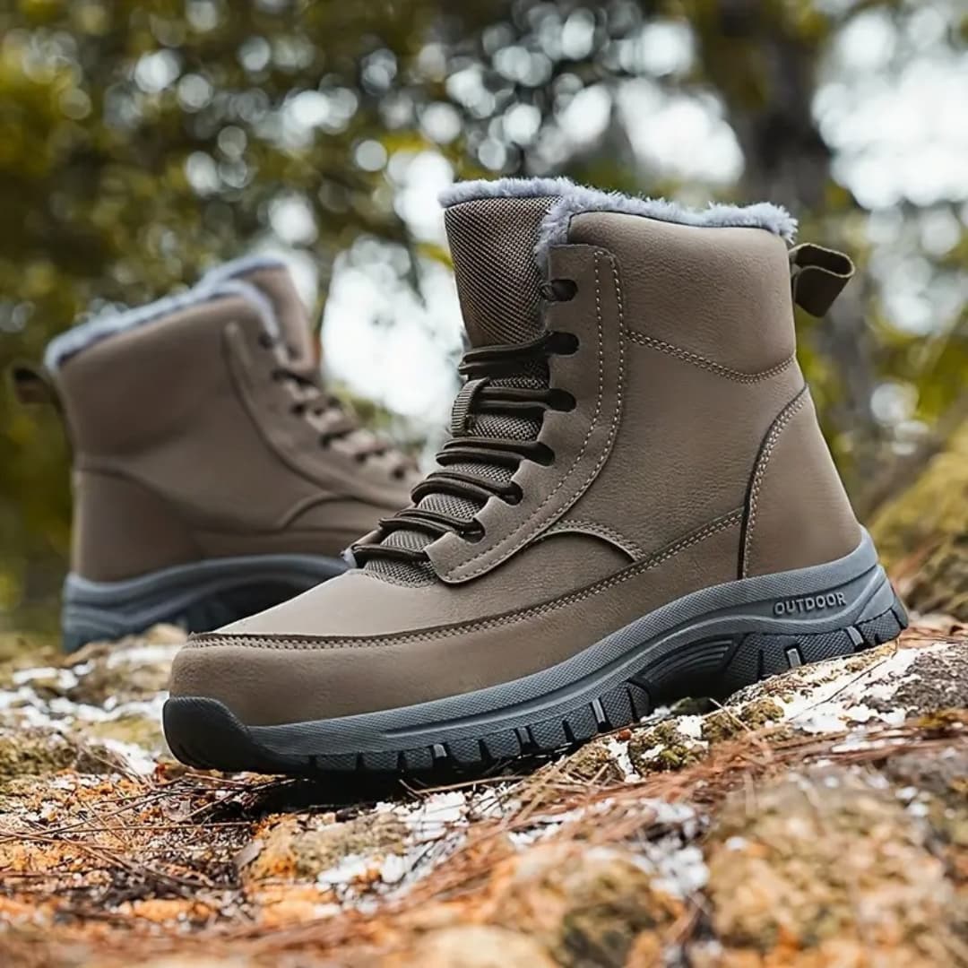 Leandro - Warm snow boots with high top for men